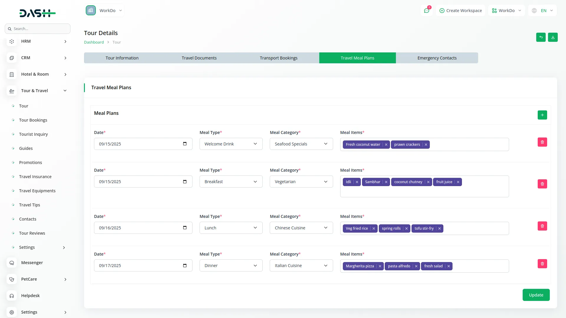 tour and travel management