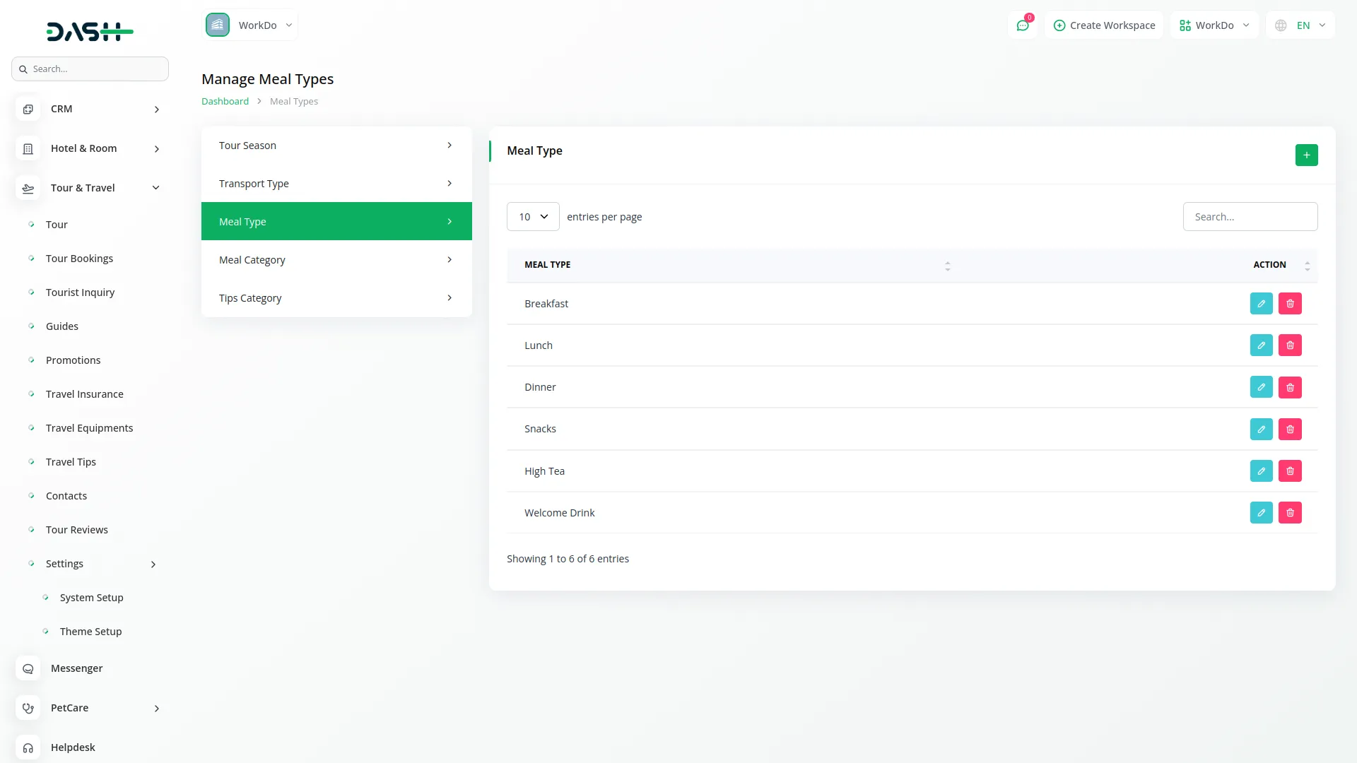 tour and travel management