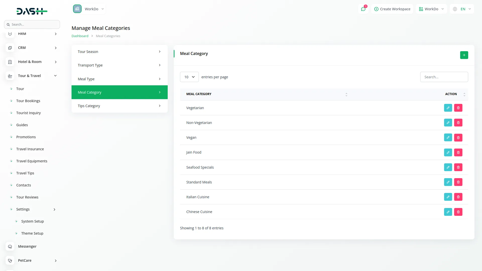 tour and travel management