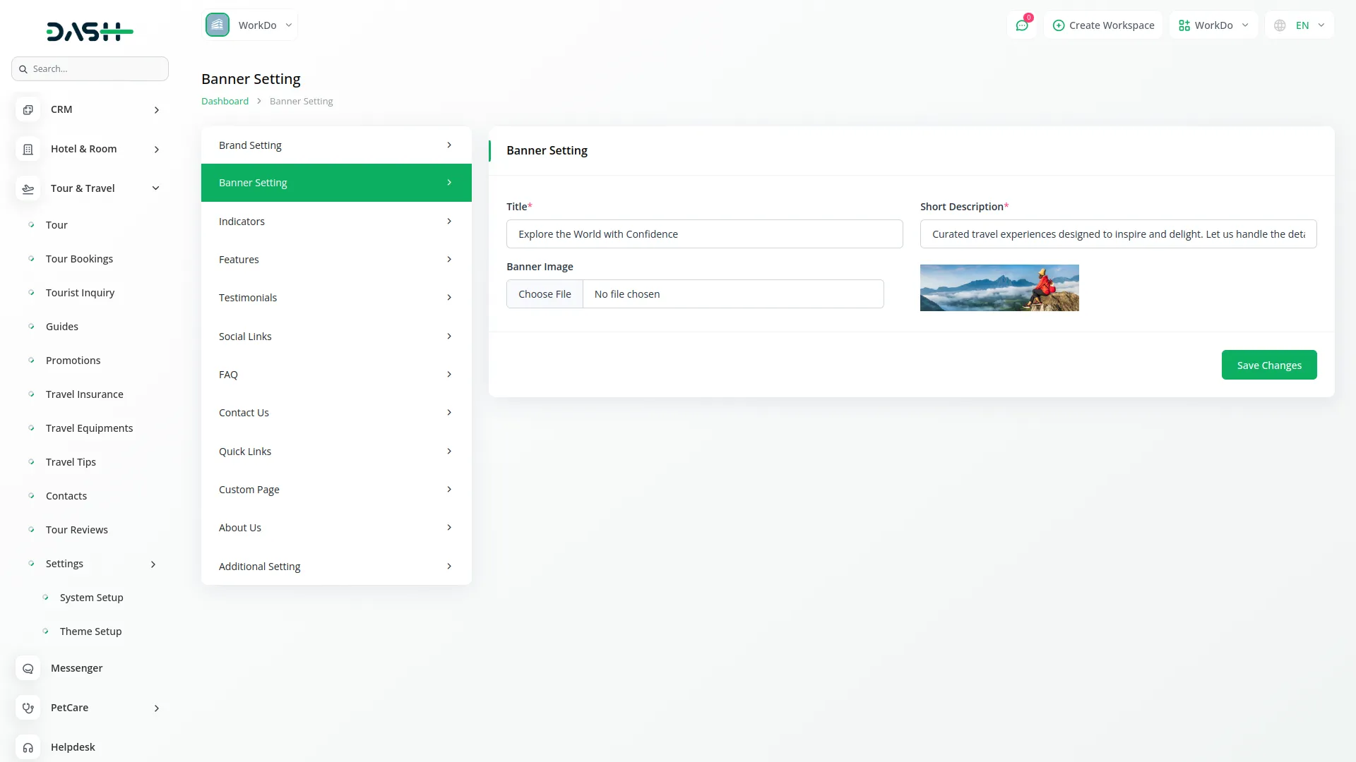 tour and travel management