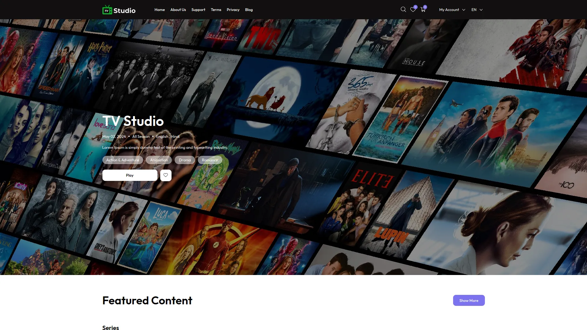 movie & tv studio management