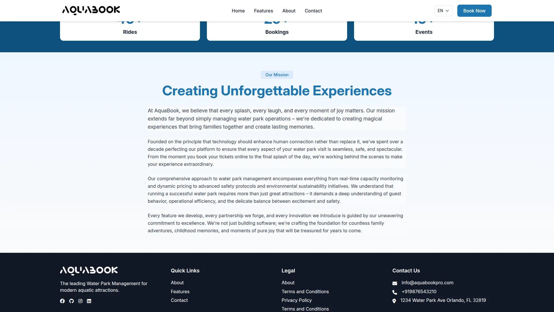 water park management