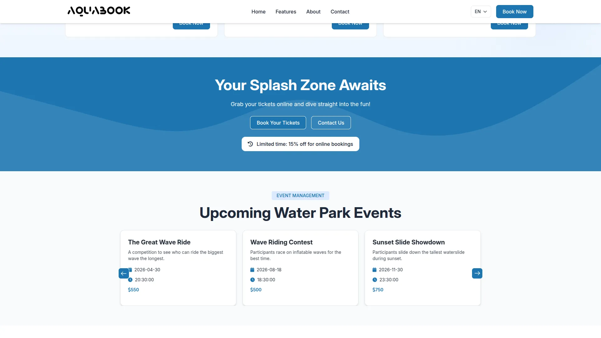 water park management