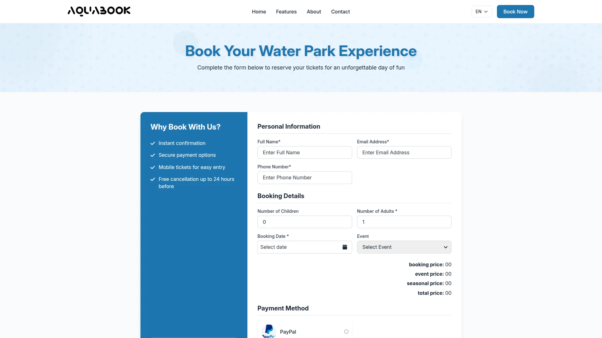 water park management