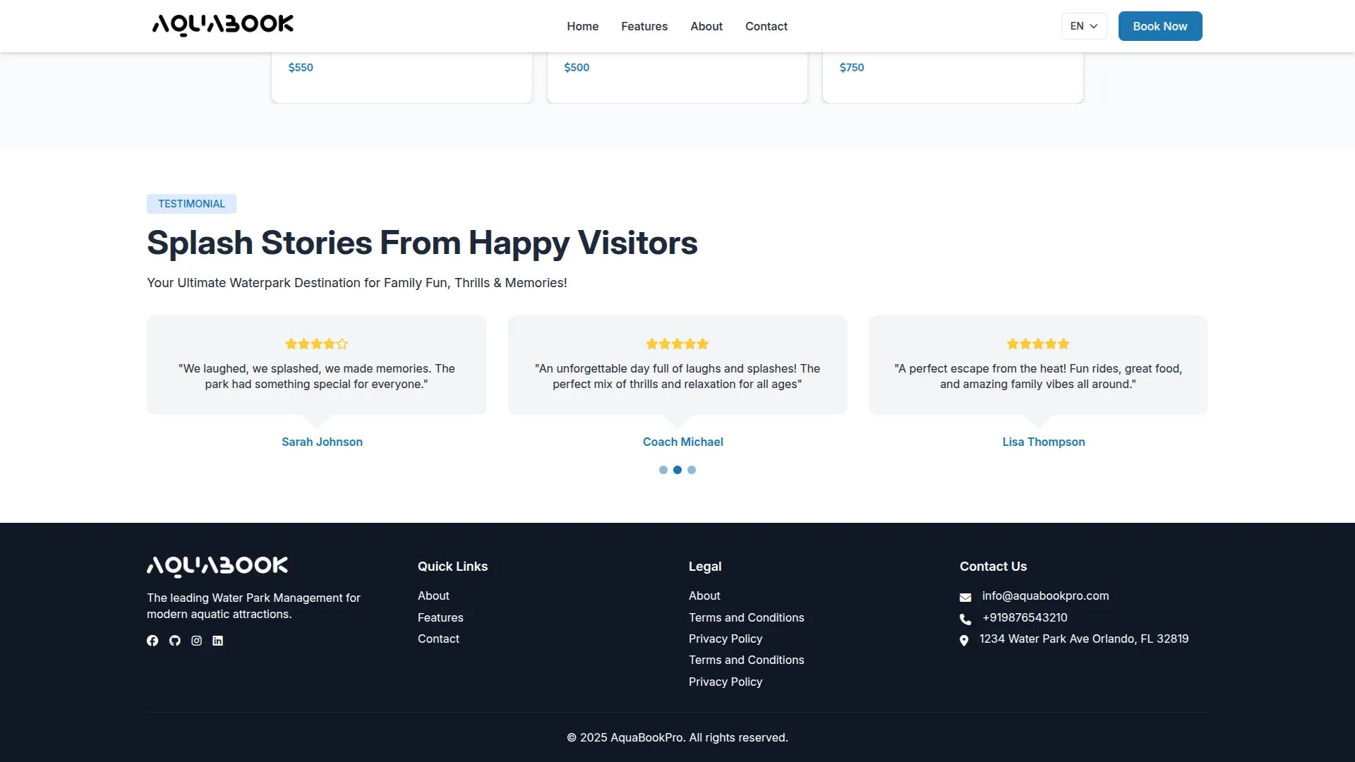 water park management