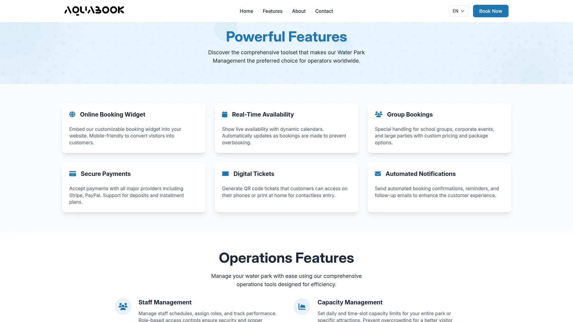 water park management