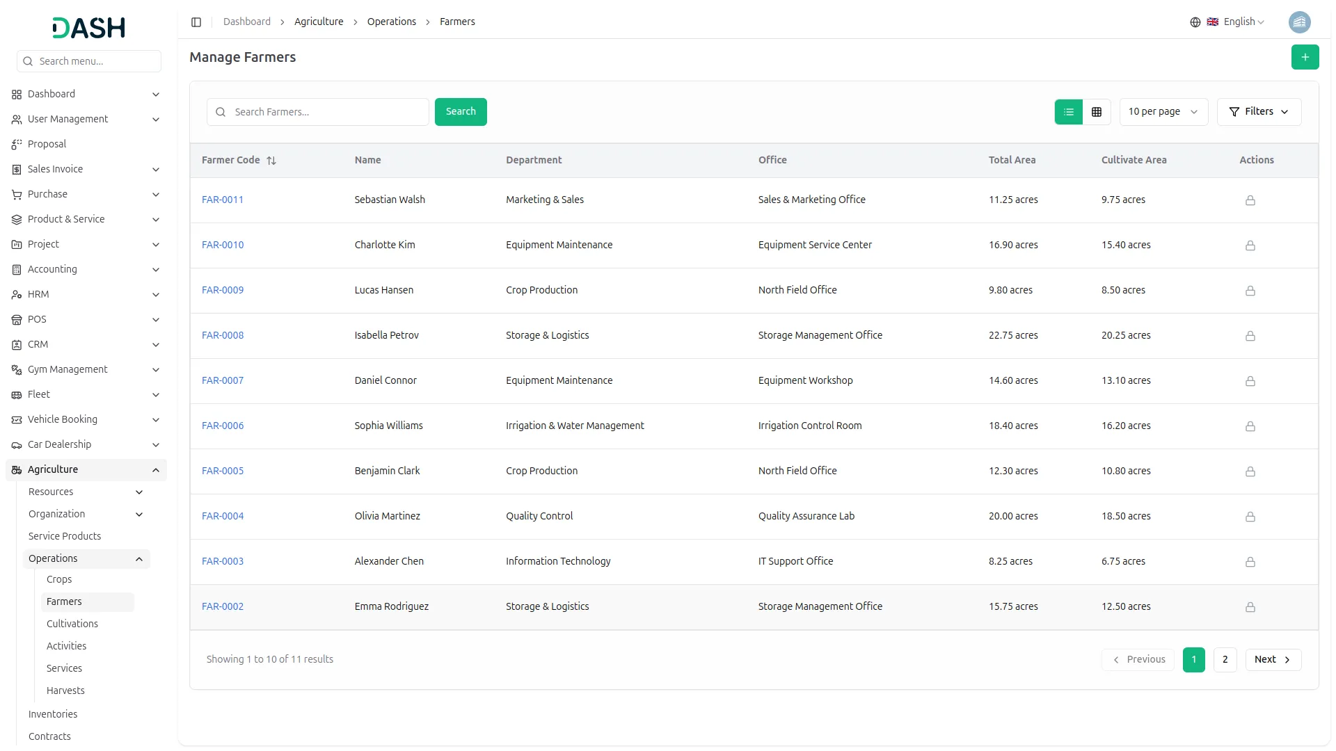 agriculture management