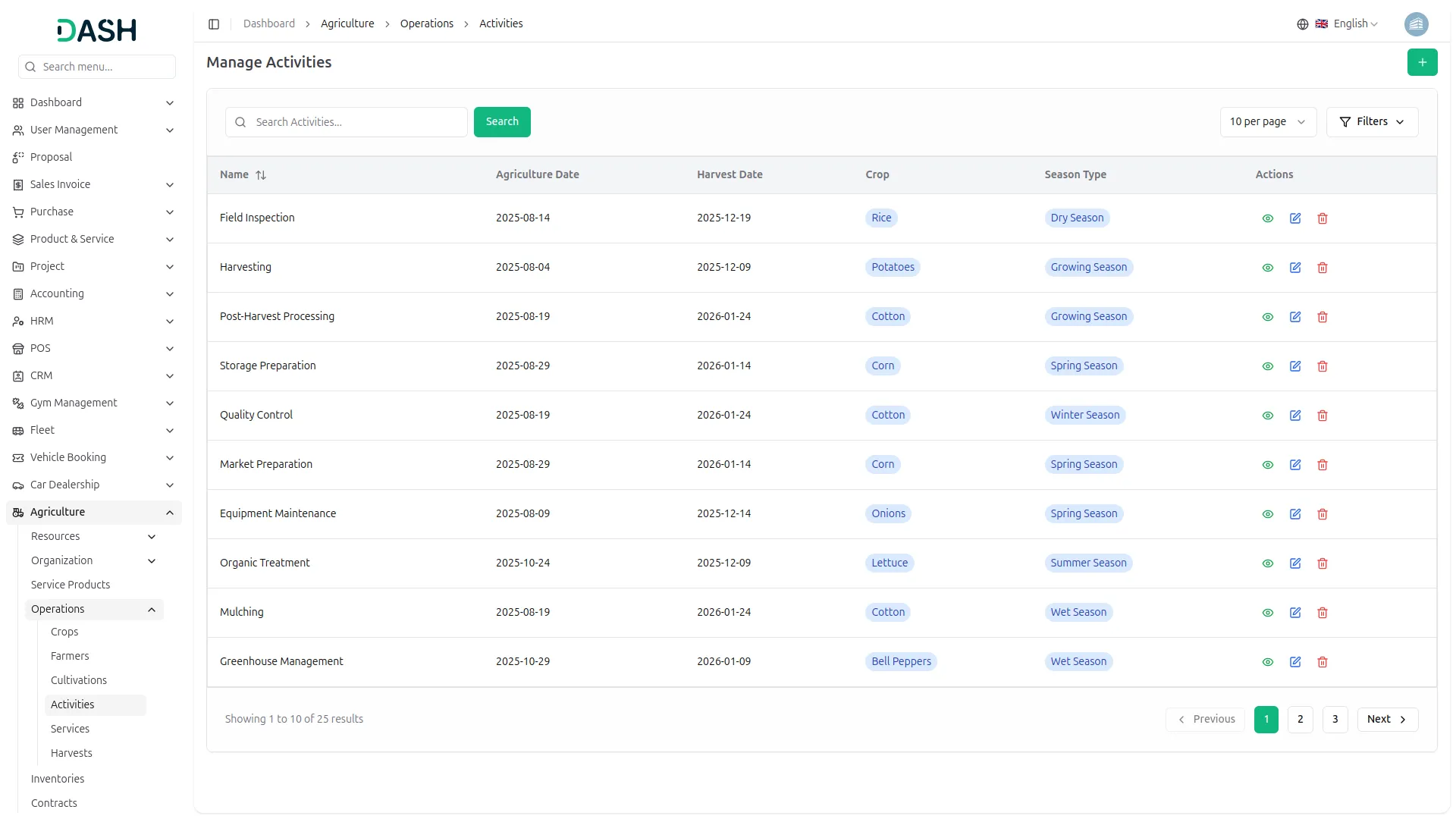 agriculture management