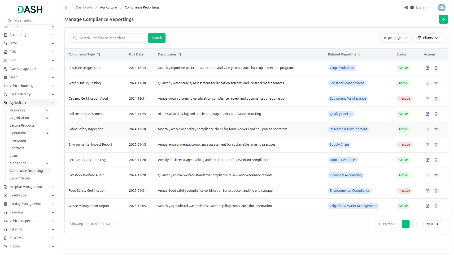 agriculture management