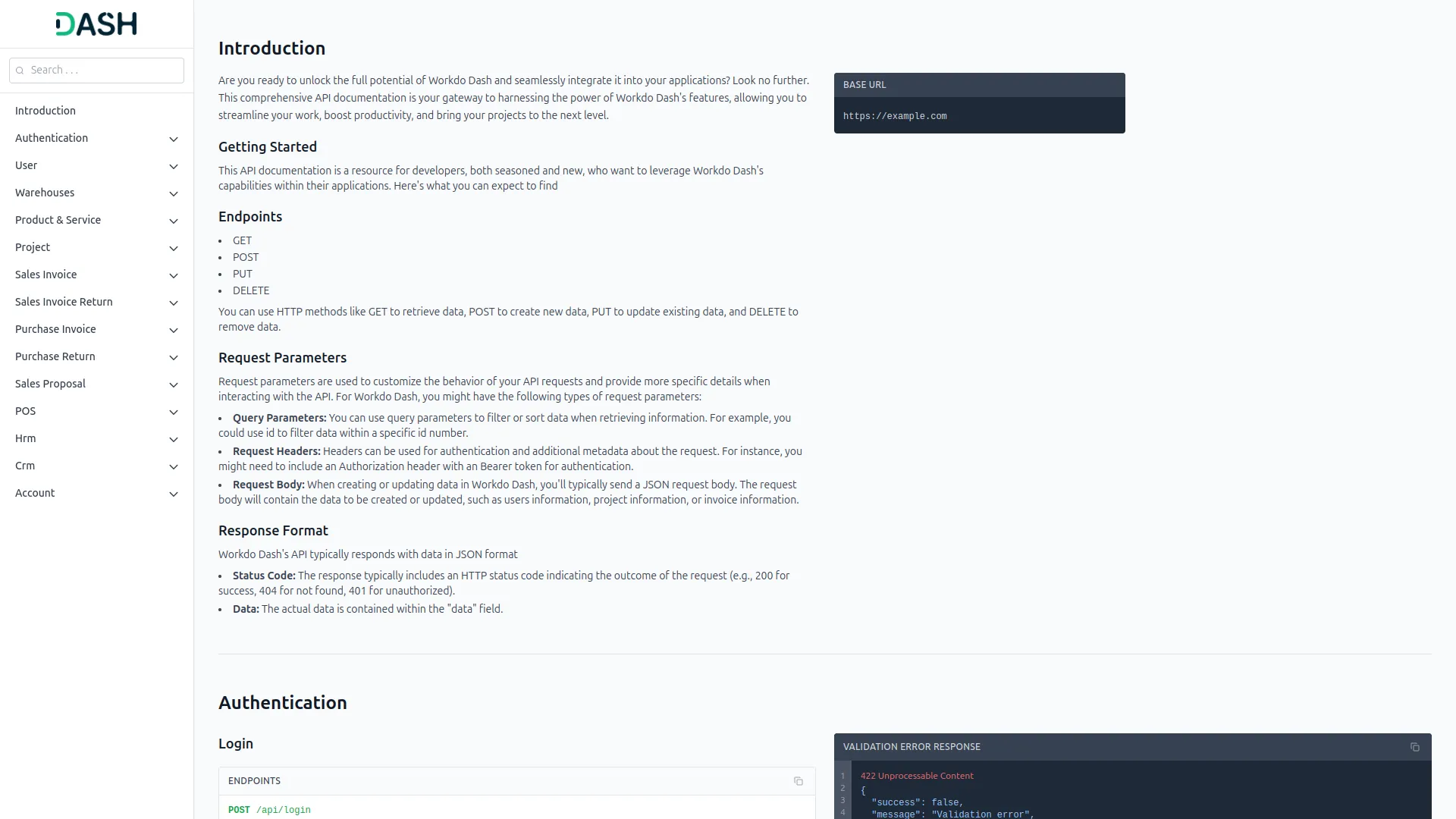 api docs api docs