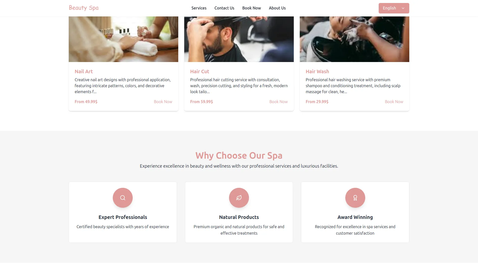 beauty spa management