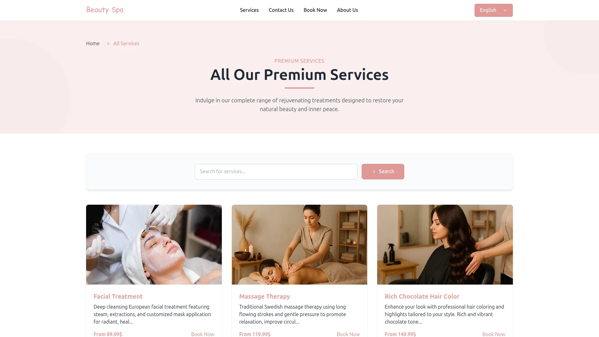 beauty spa management