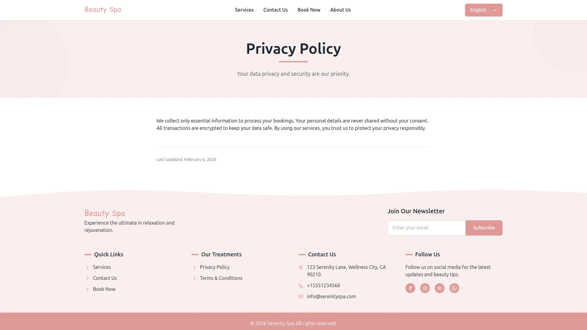 beauty spa management