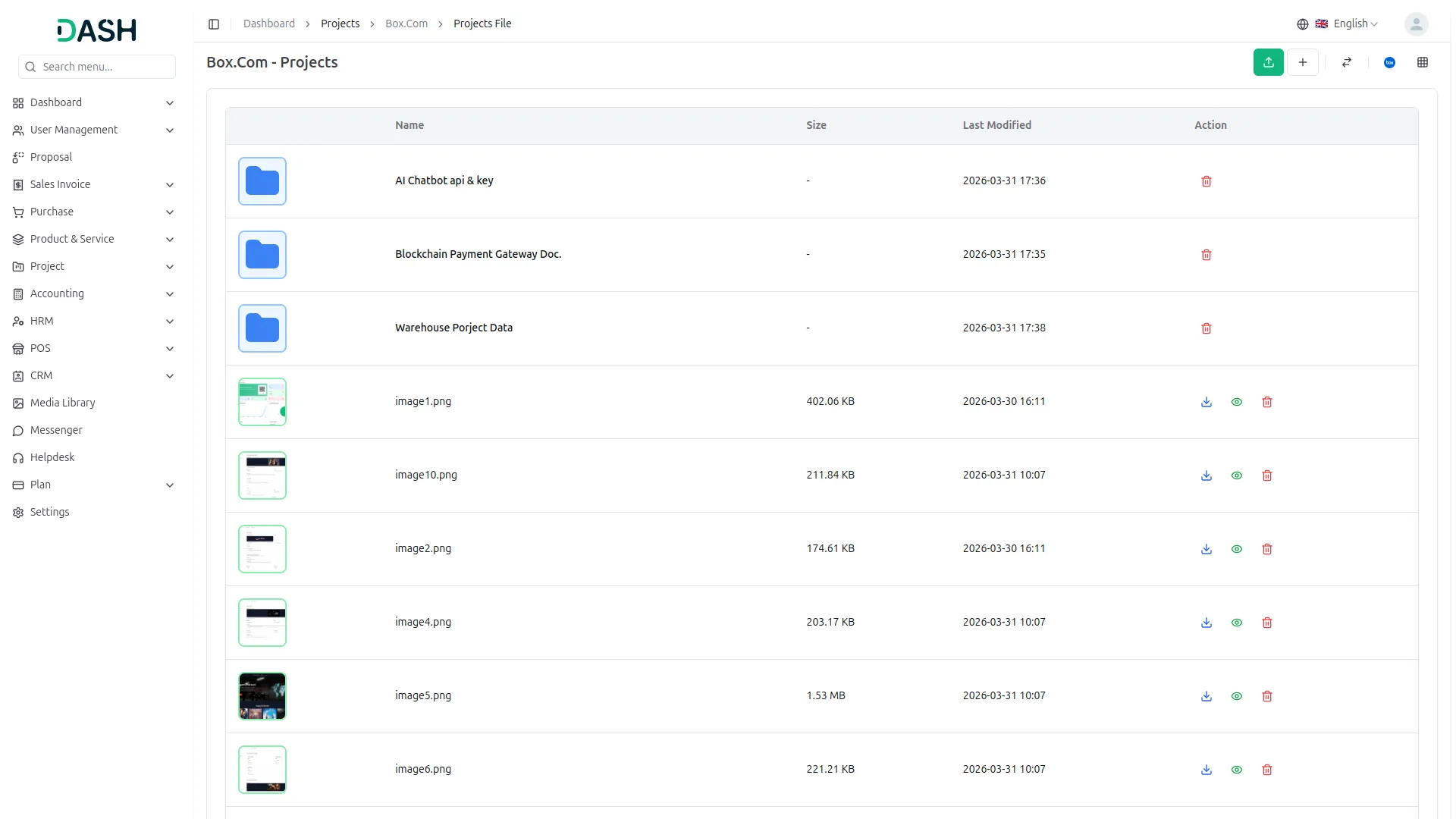 file actions