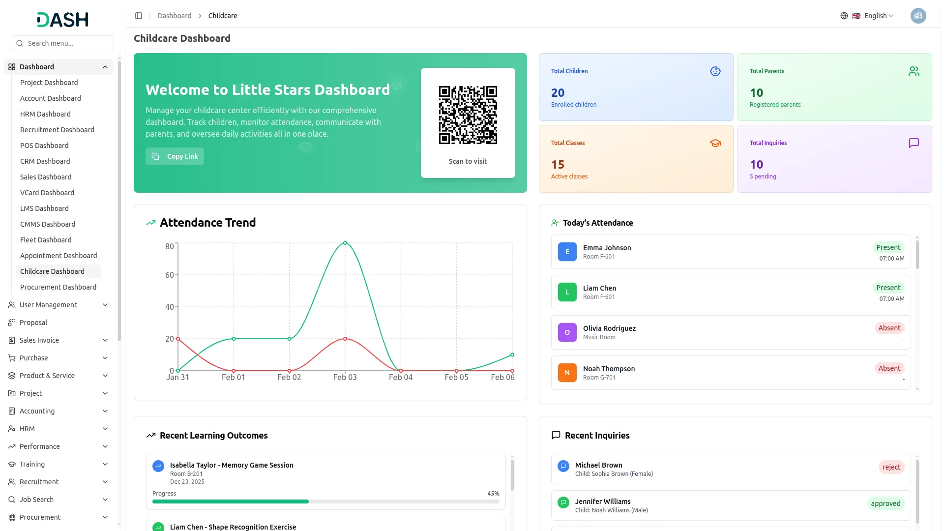 childcare management