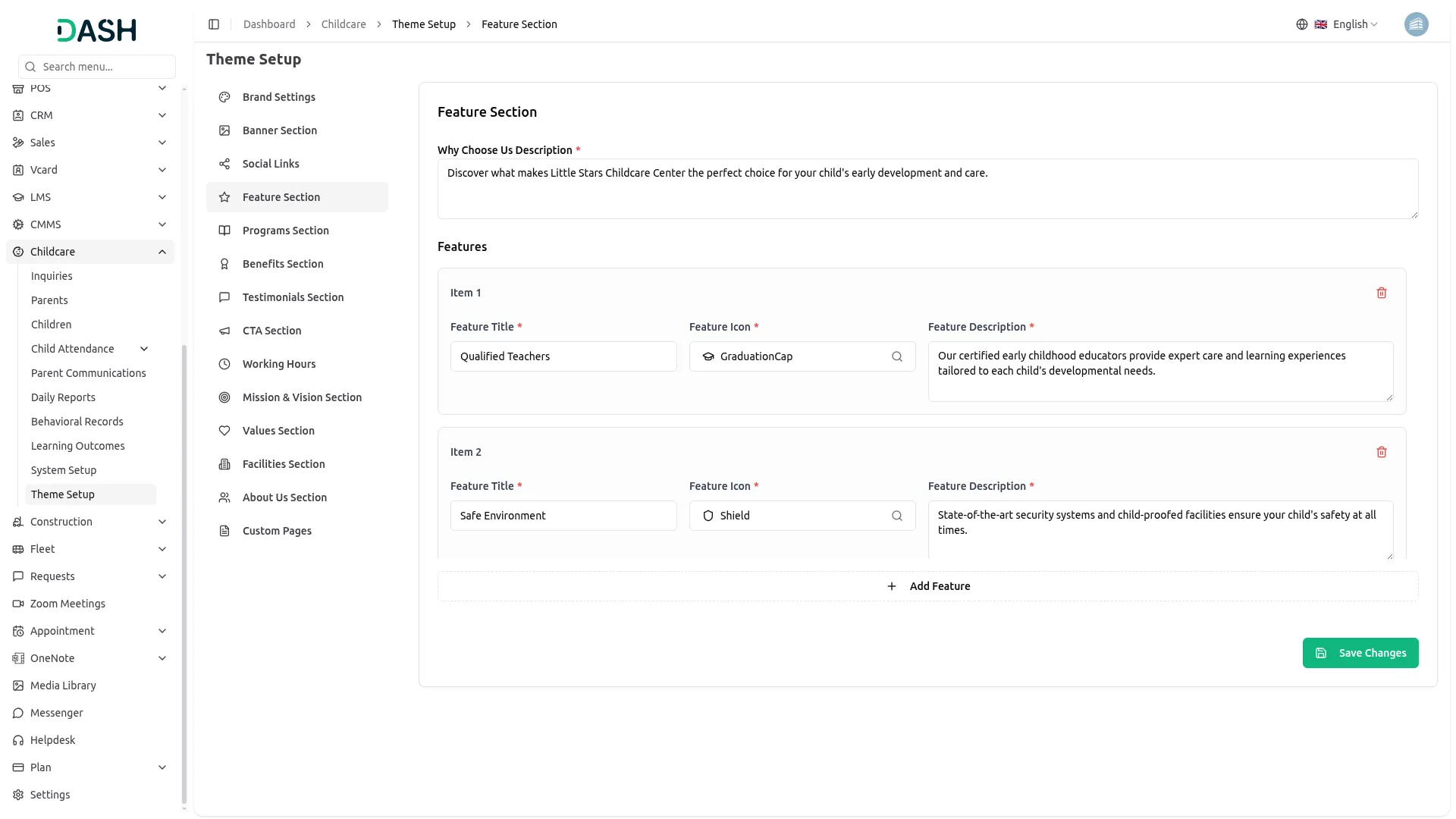 childcare management