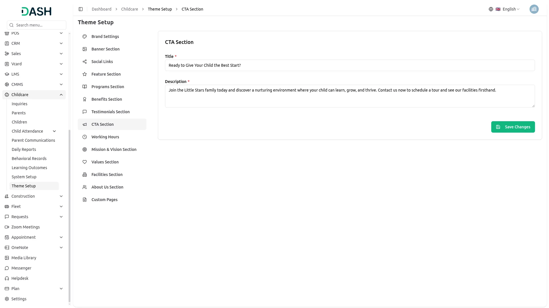 childcare management