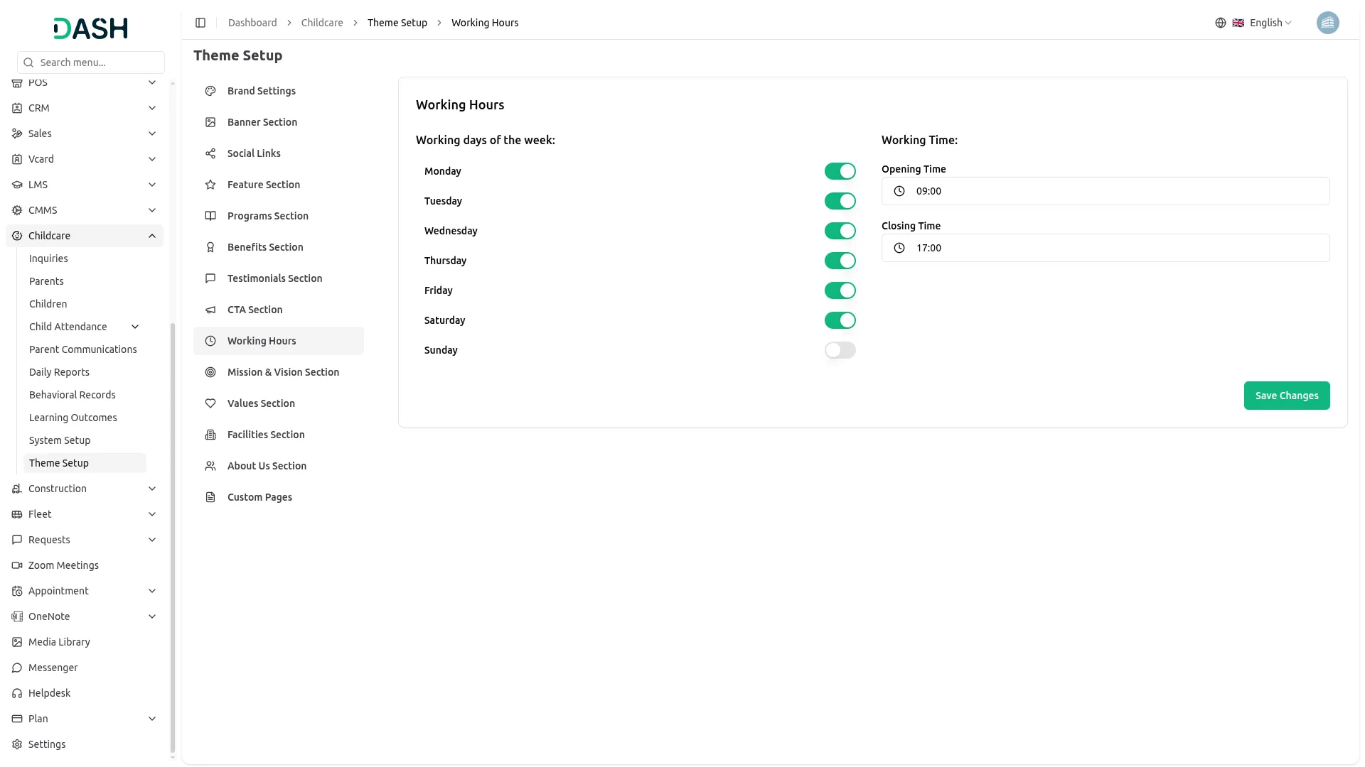 childcare management