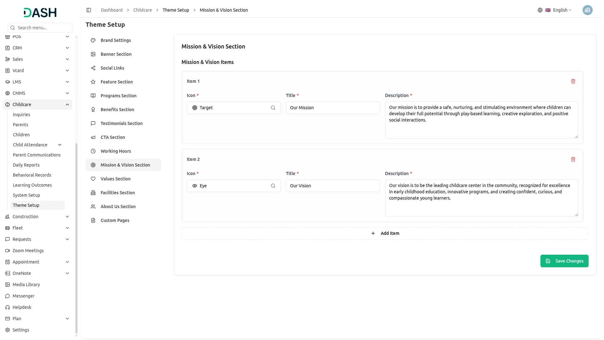 childcare management