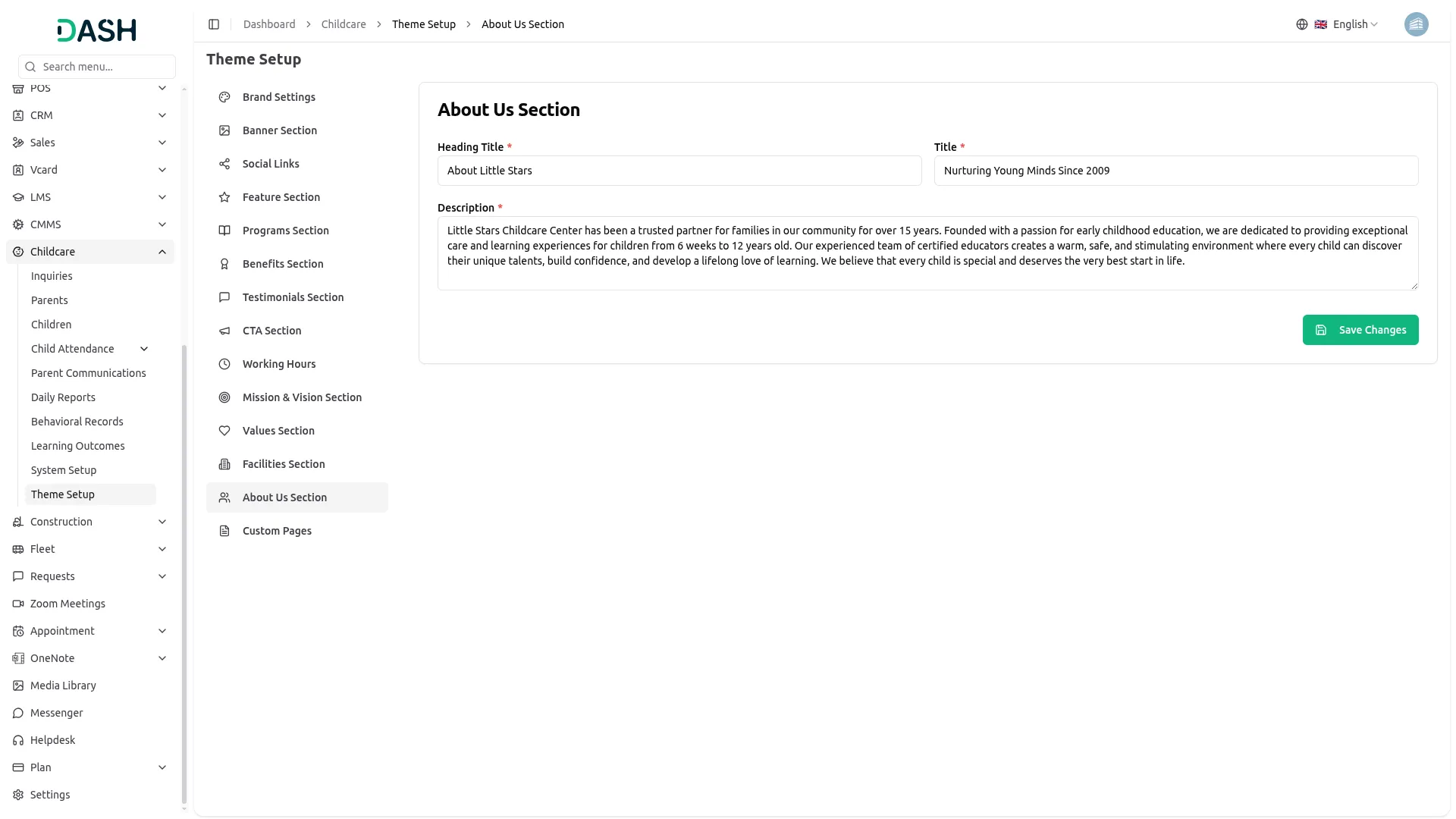 childcare management