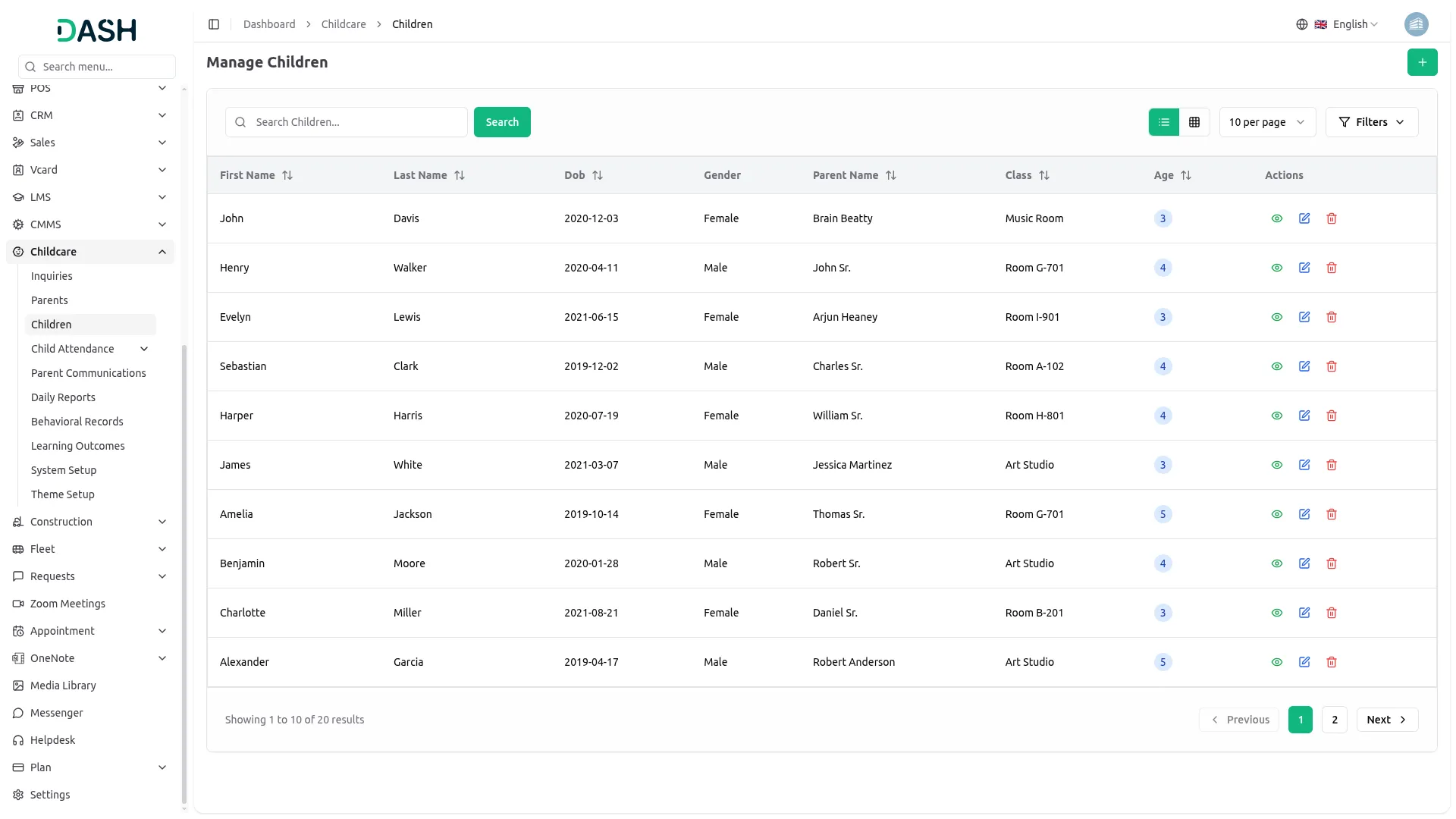 childcare management