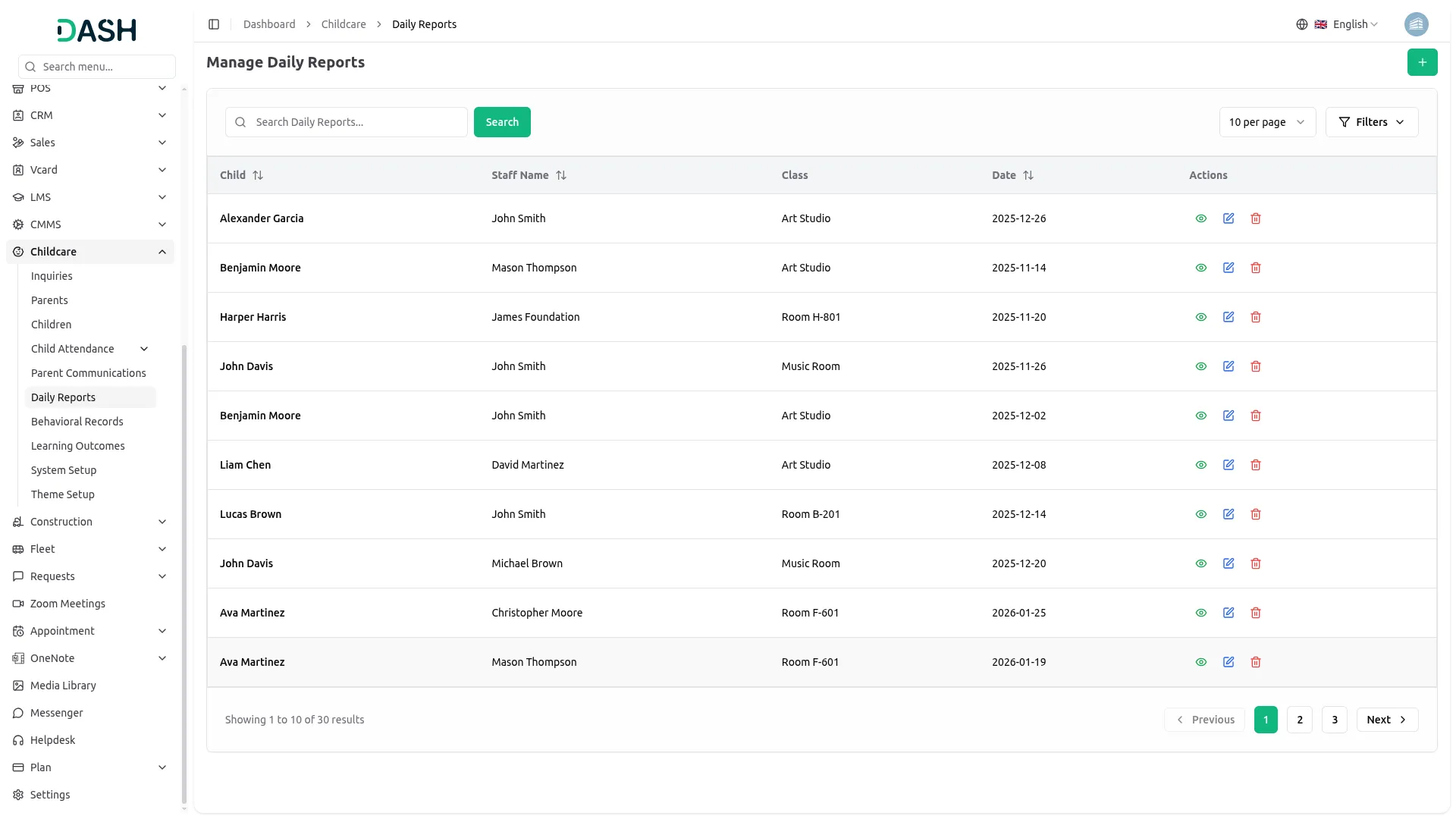 childcare management