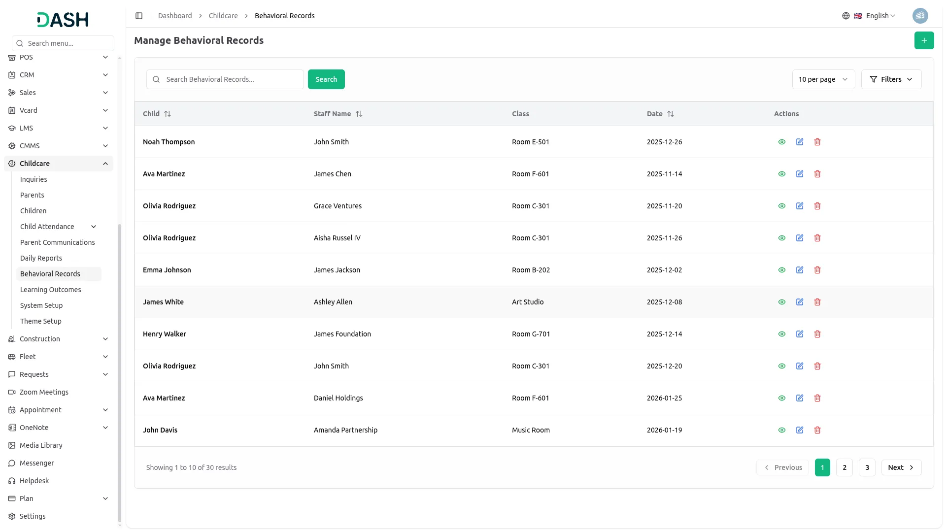 childcare management