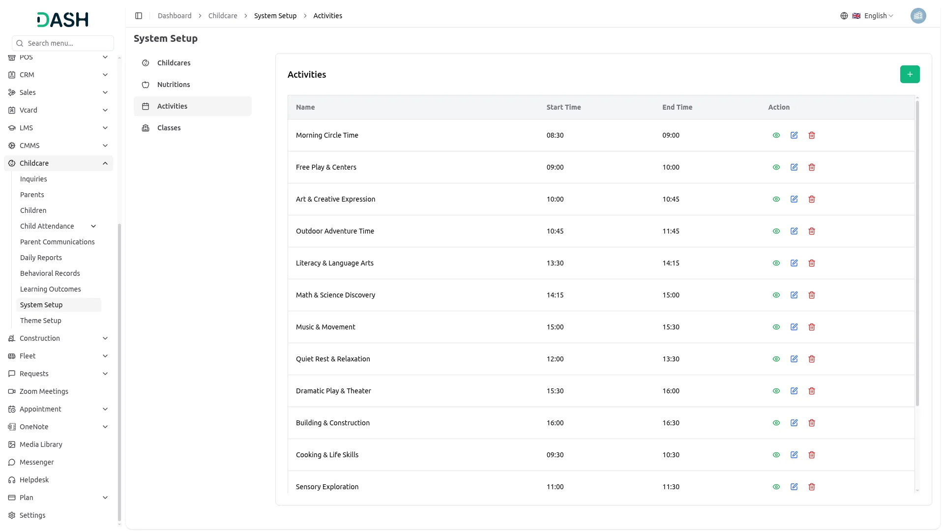 childcare management