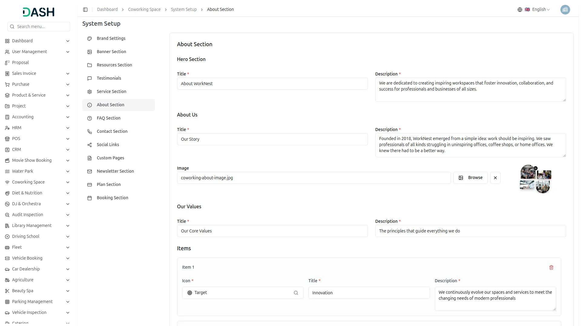 coworking space management