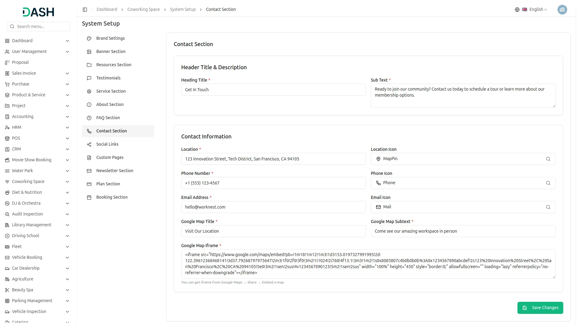 coworking space management