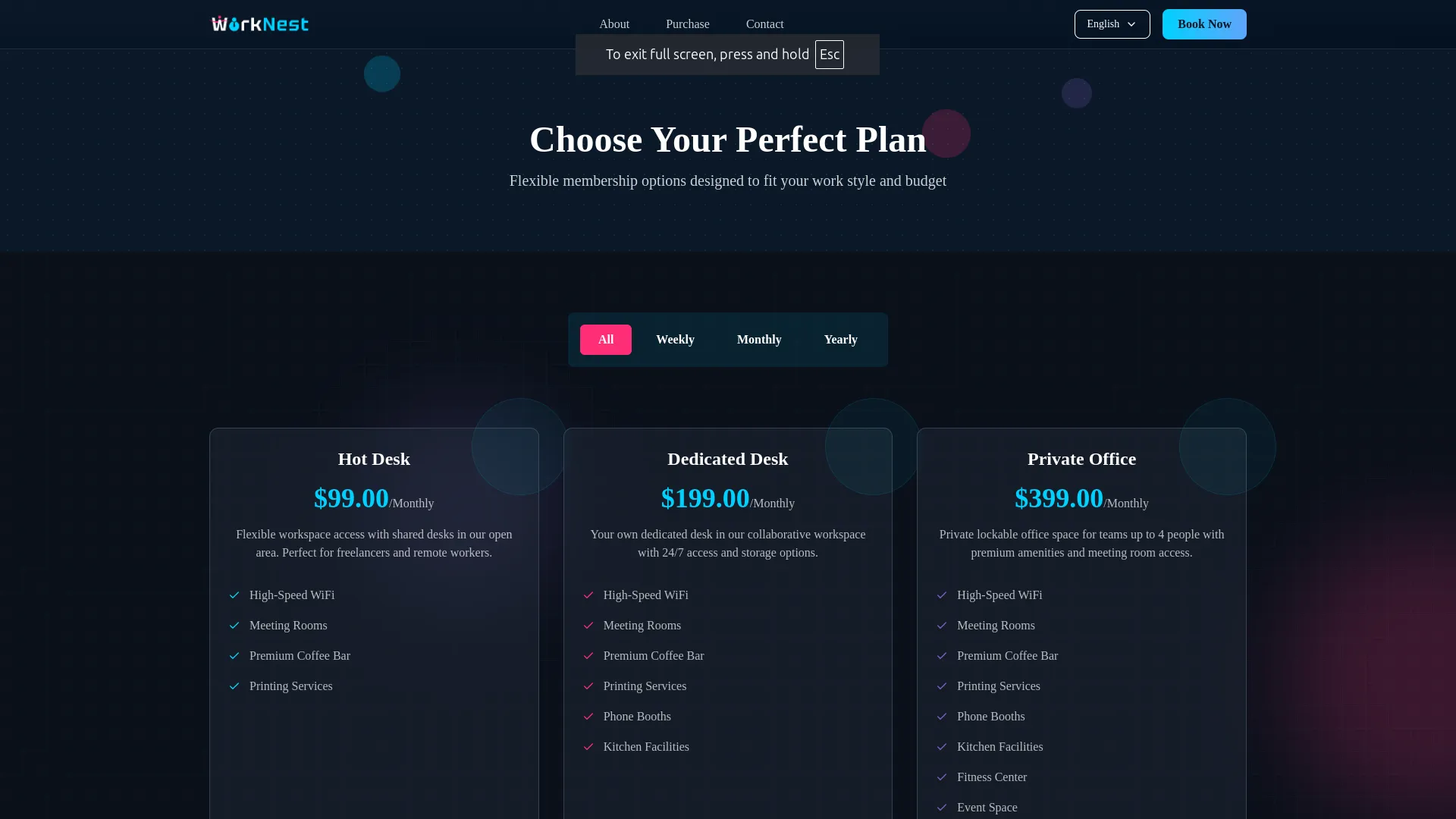 coworking space management