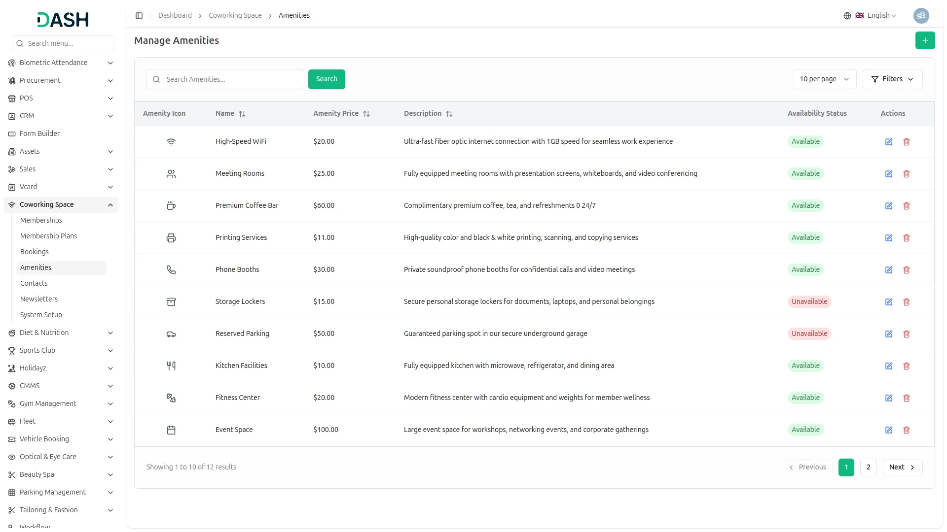 coworking space management