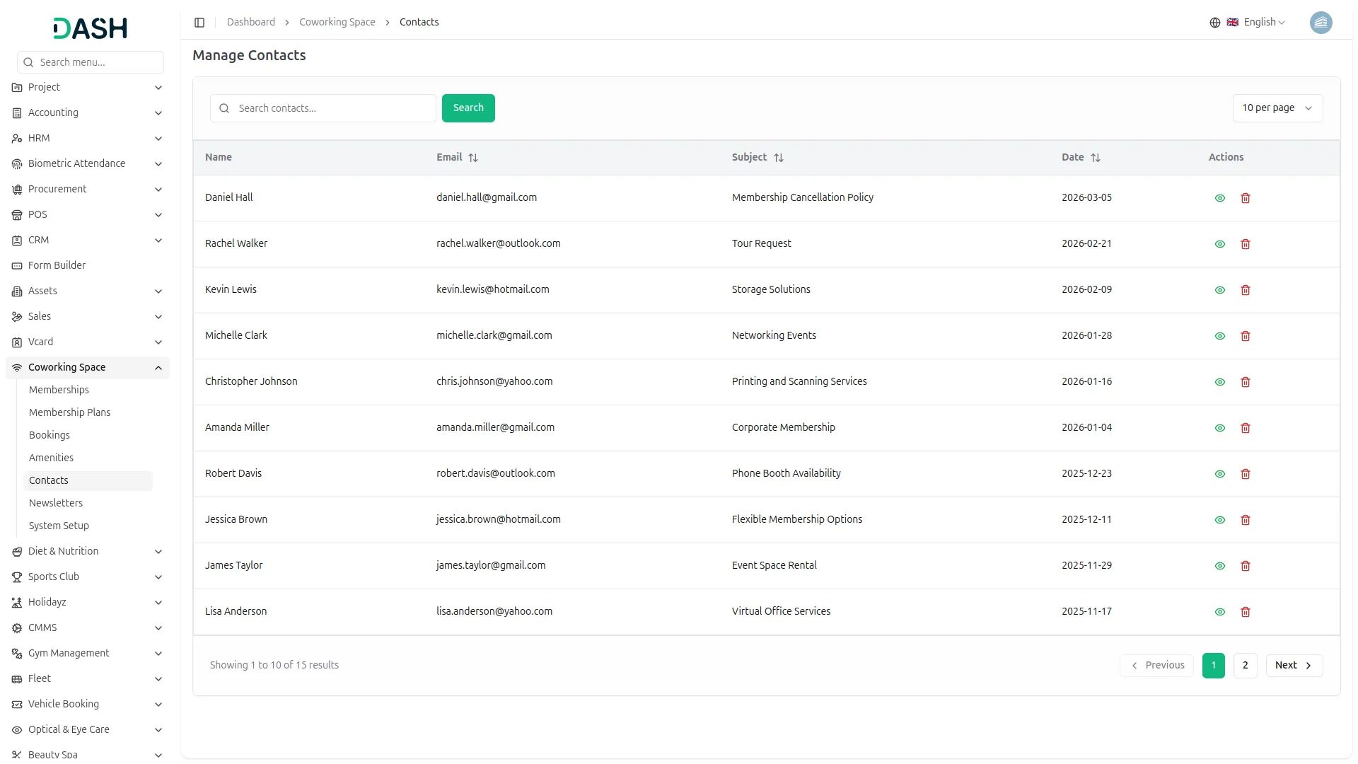 coworking space management