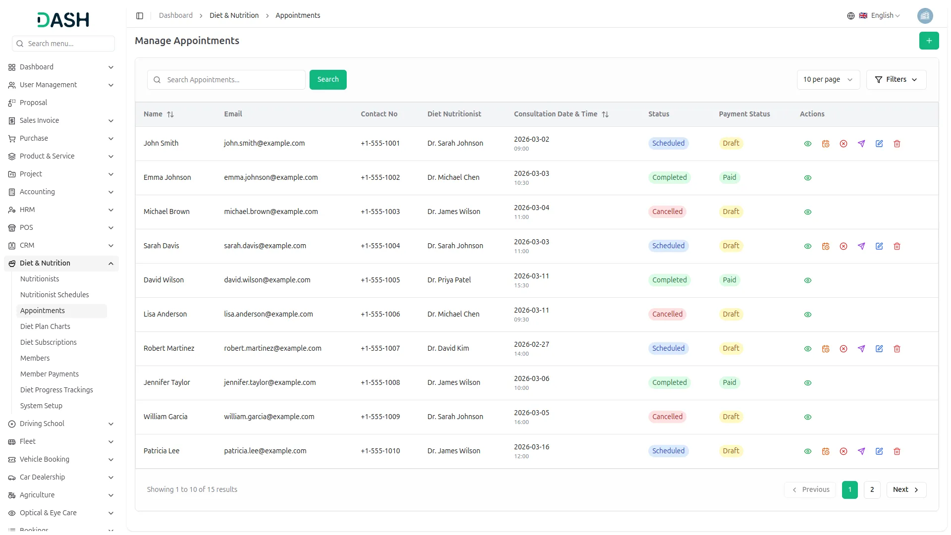 nutrition consultant