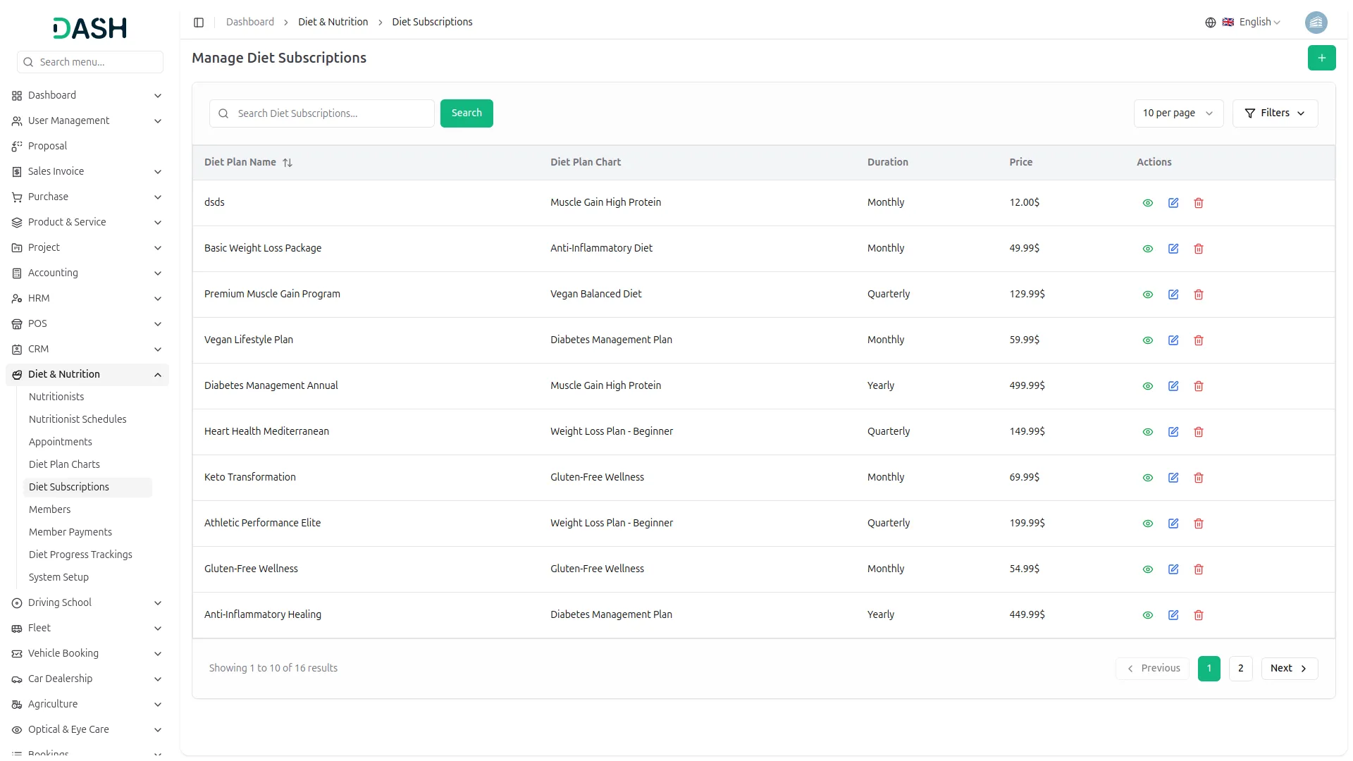 nutrition consultant