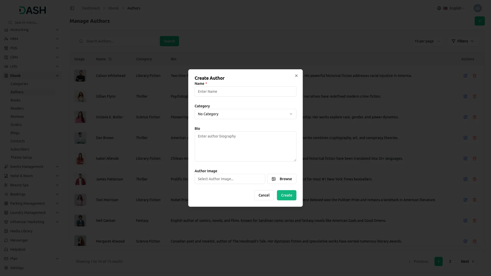 create author