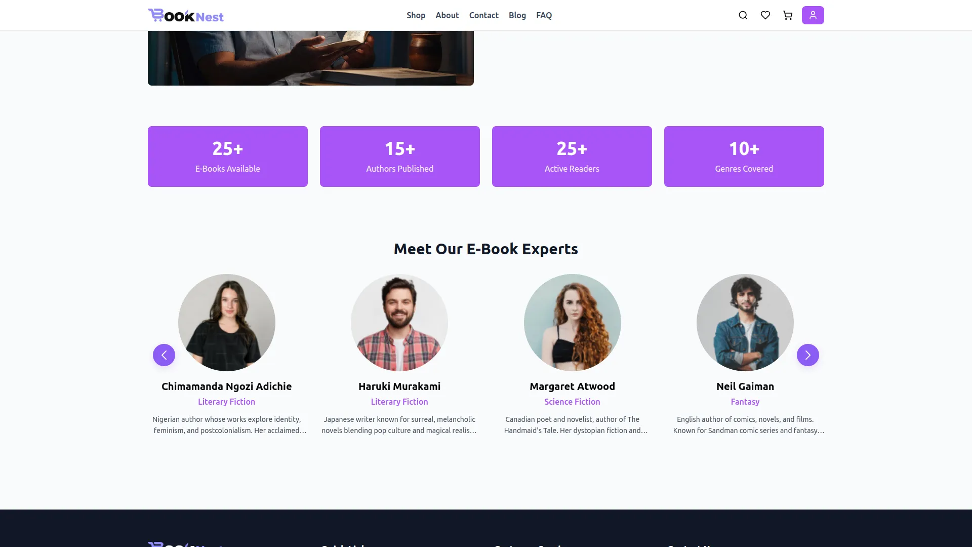 author display on frontend