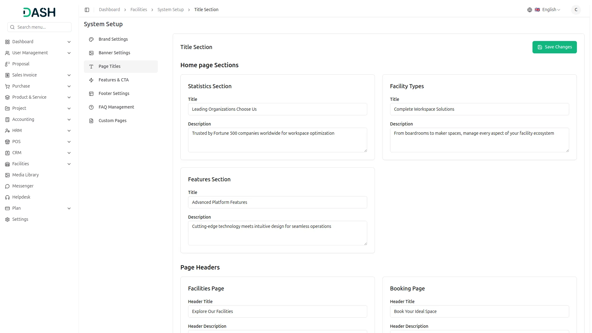 facilities management