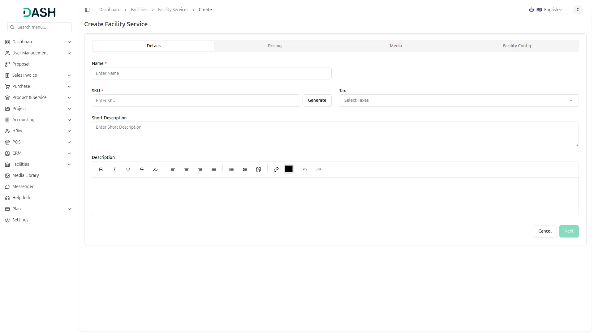 facilities management
