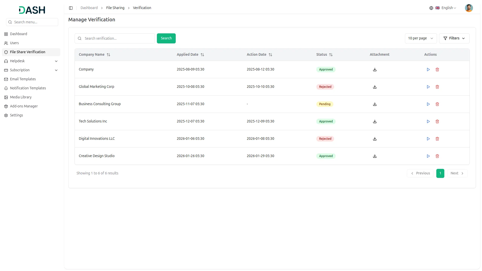 file sharing integration