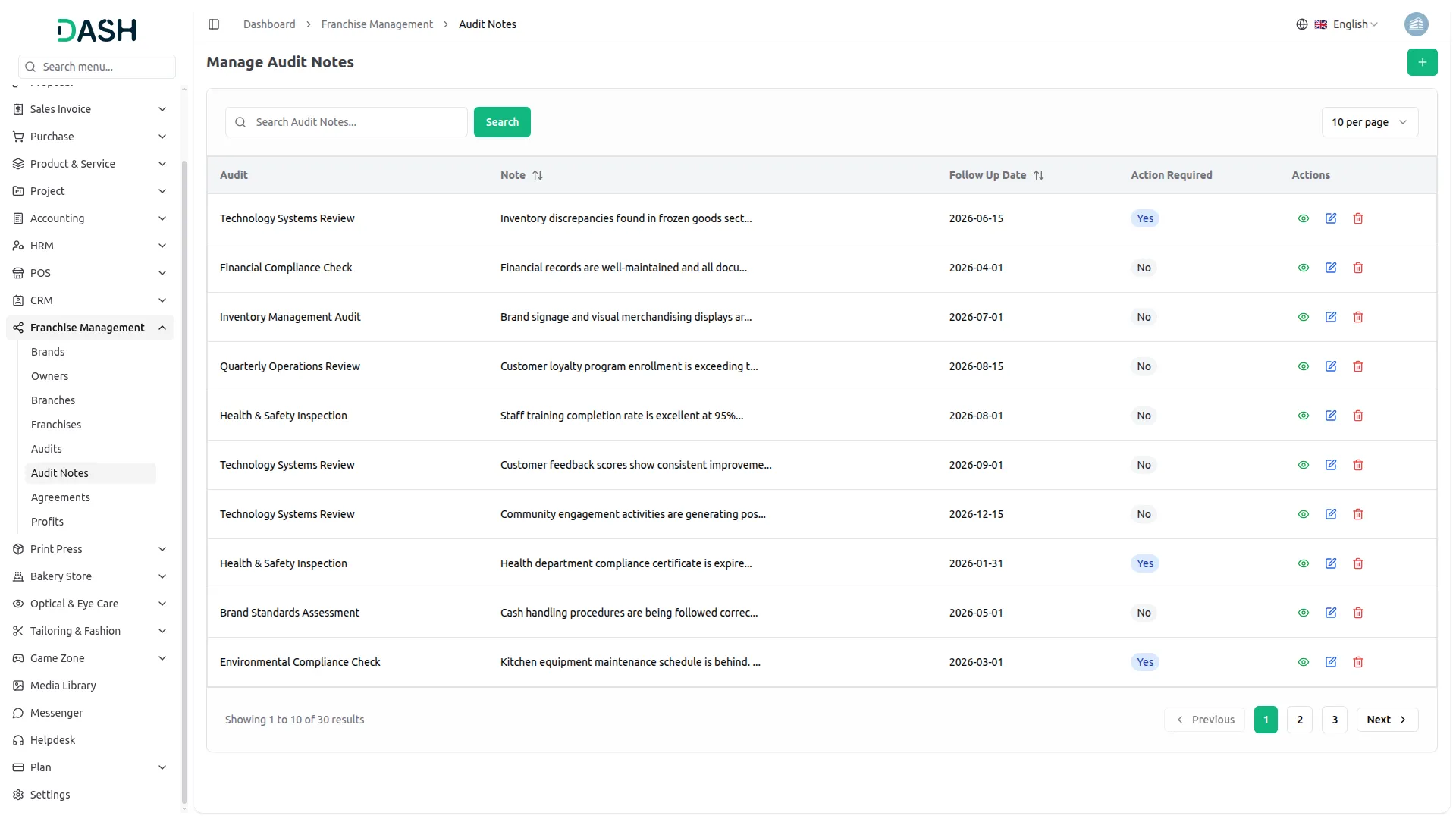 franchise management