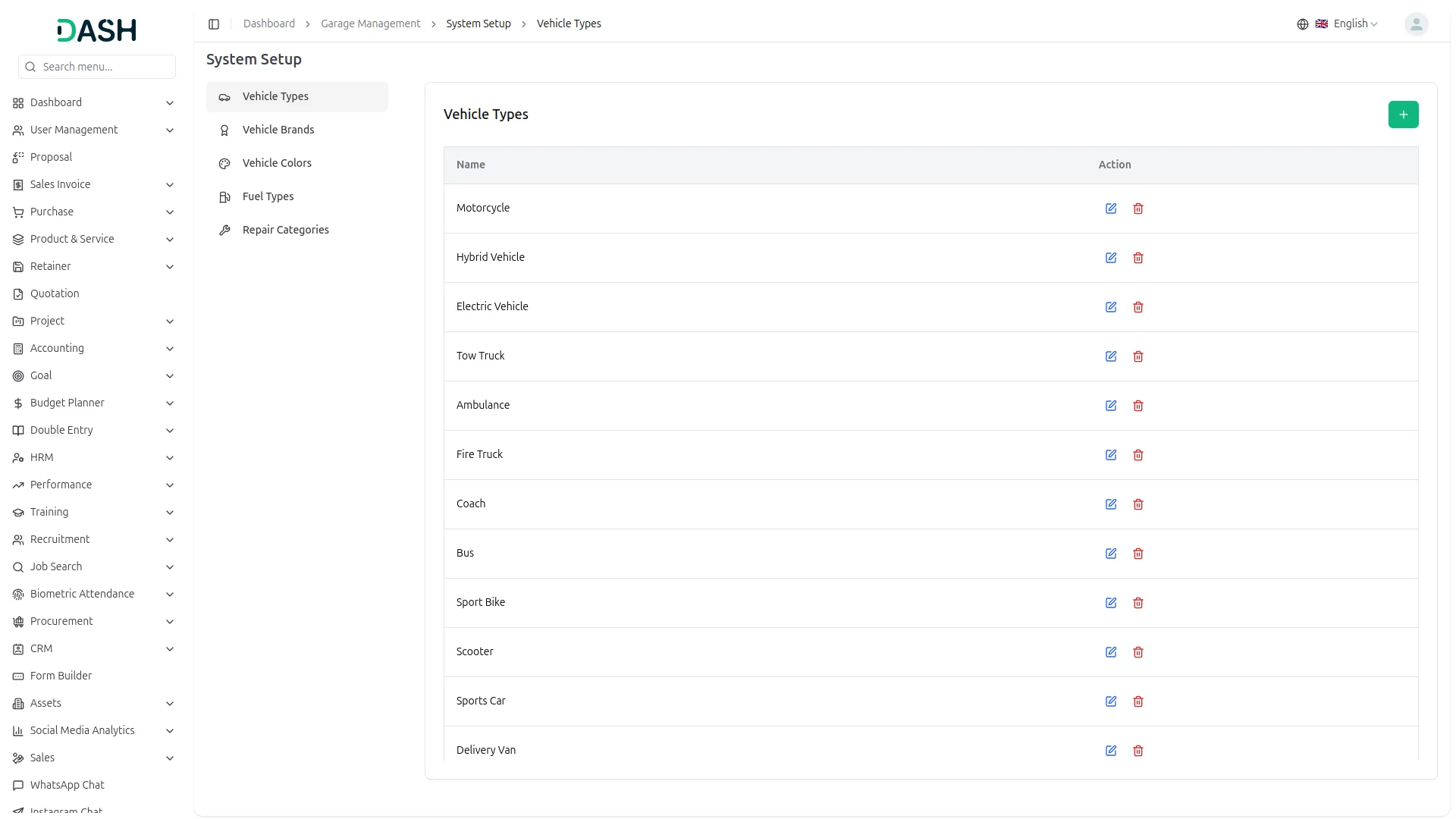 garage workshop management
