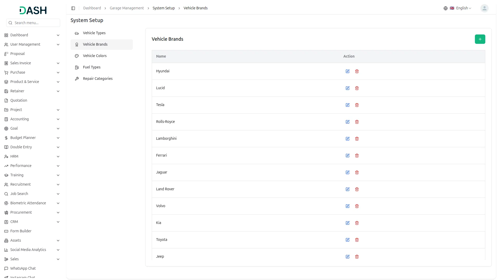 garage workshop management