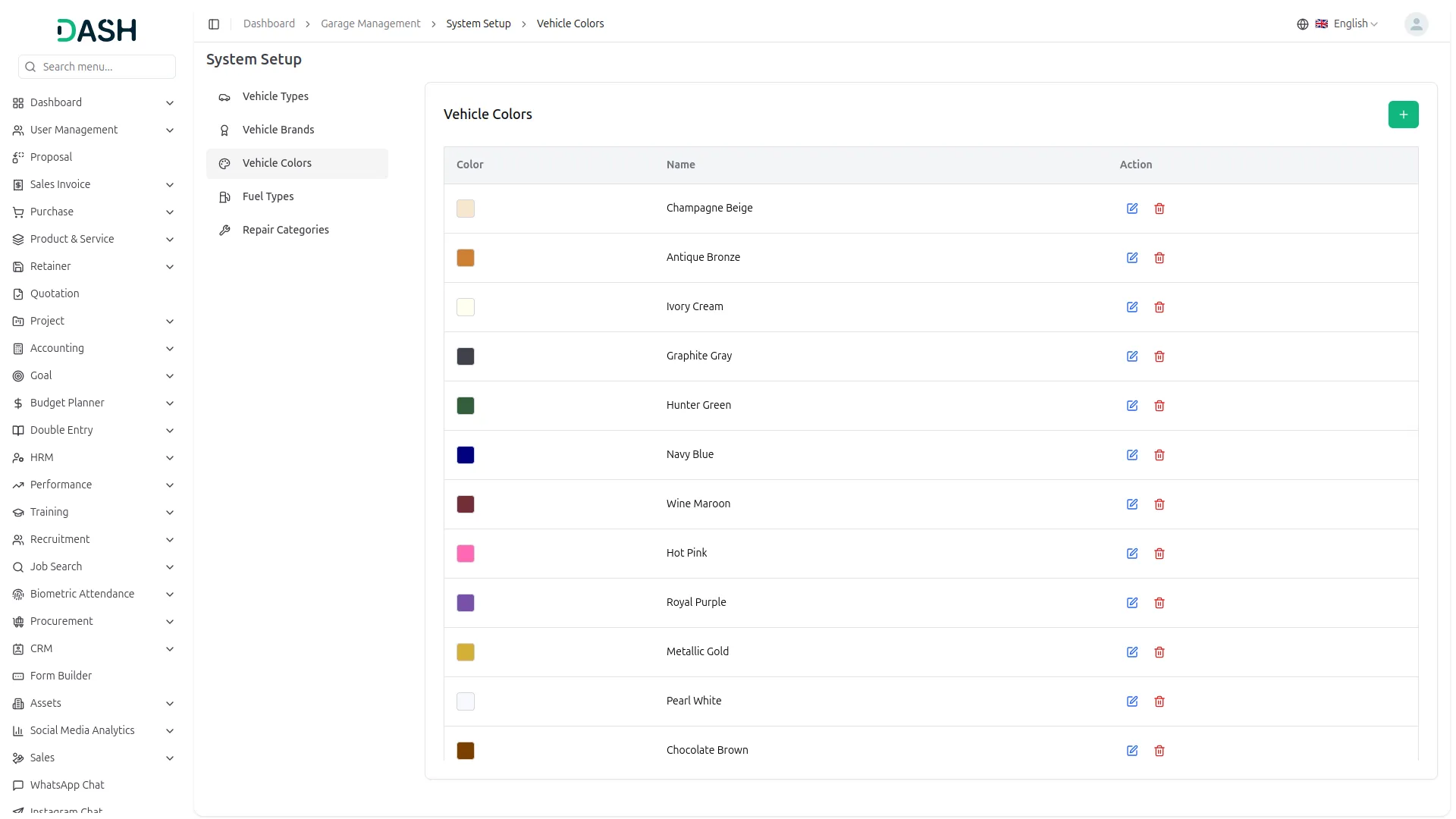 garage workshop management