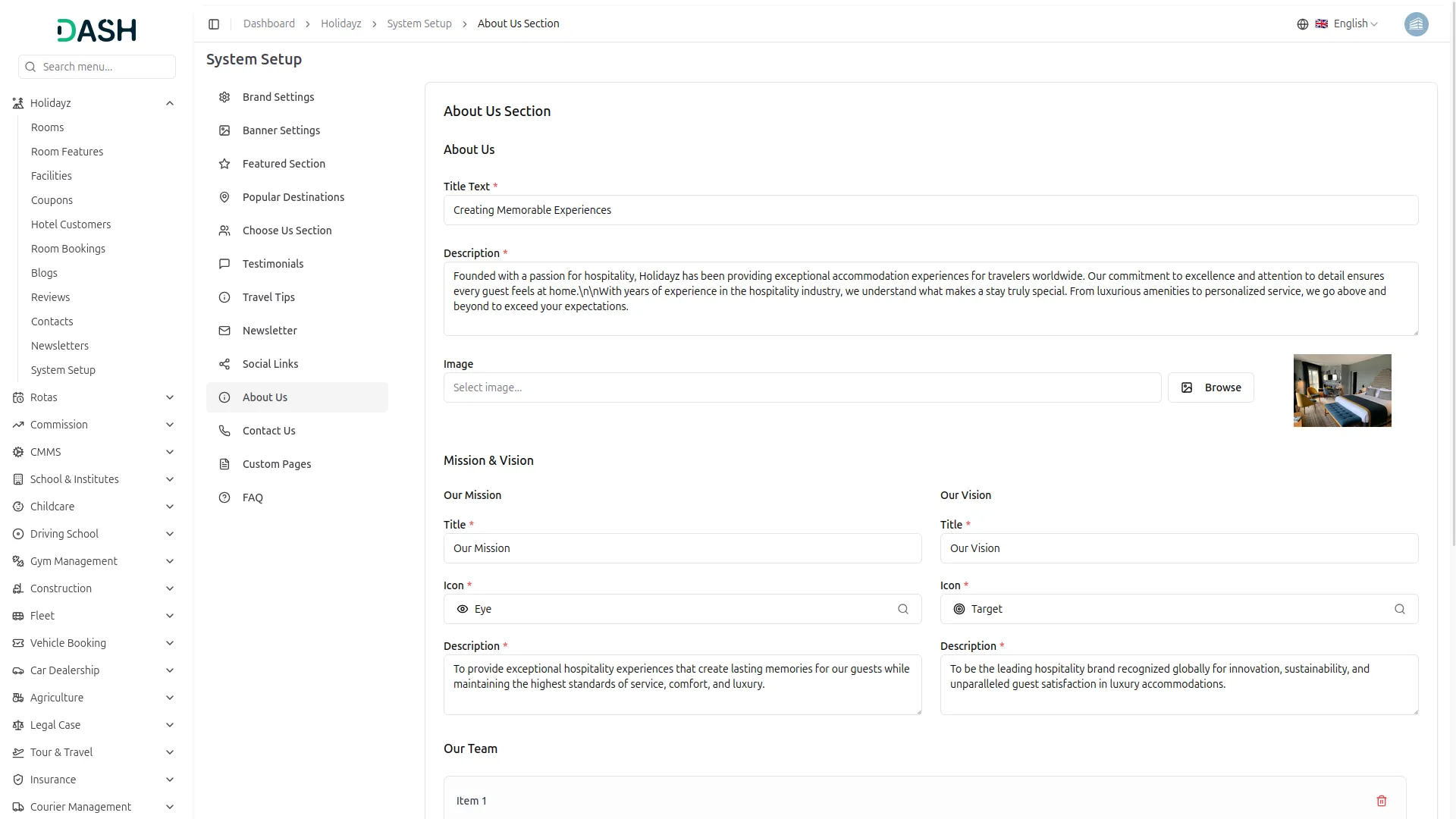 hotel-room management