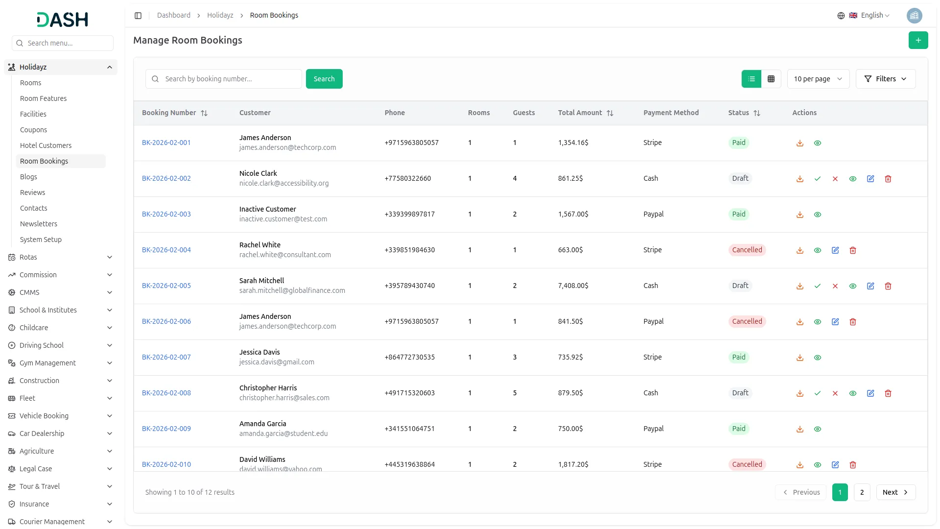 hotel-room management