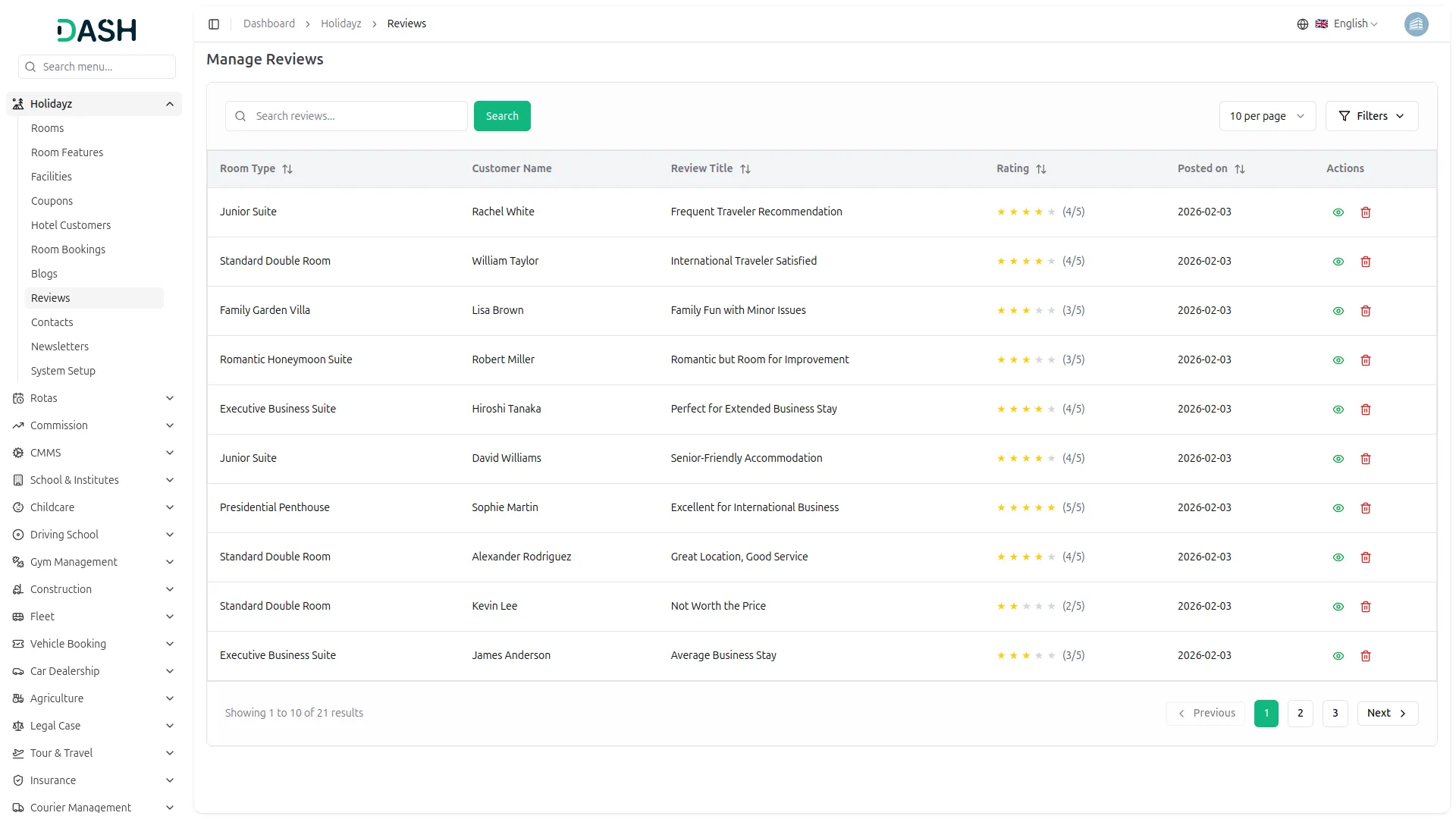 hotel-room management