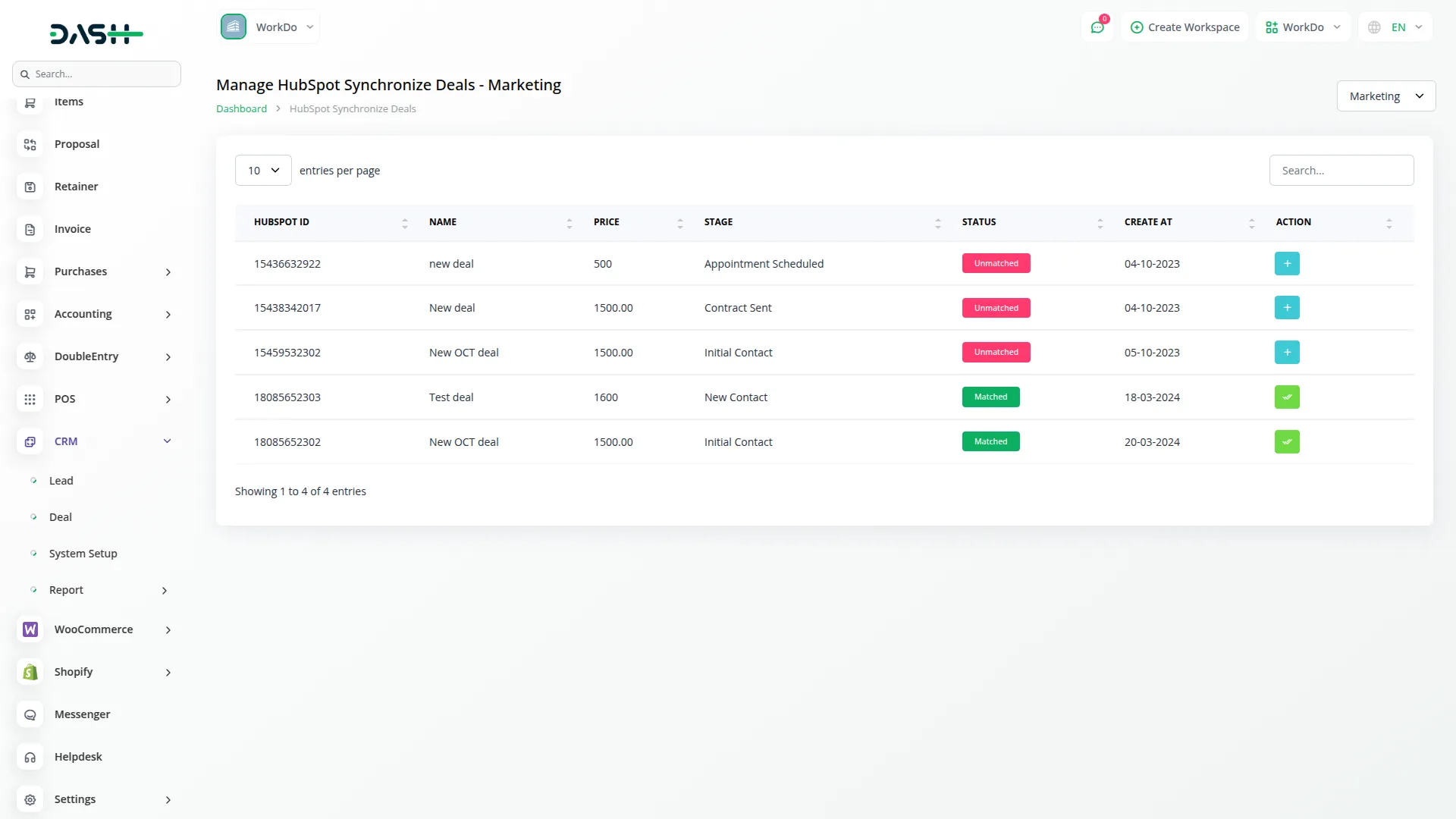 hubspot support ticket