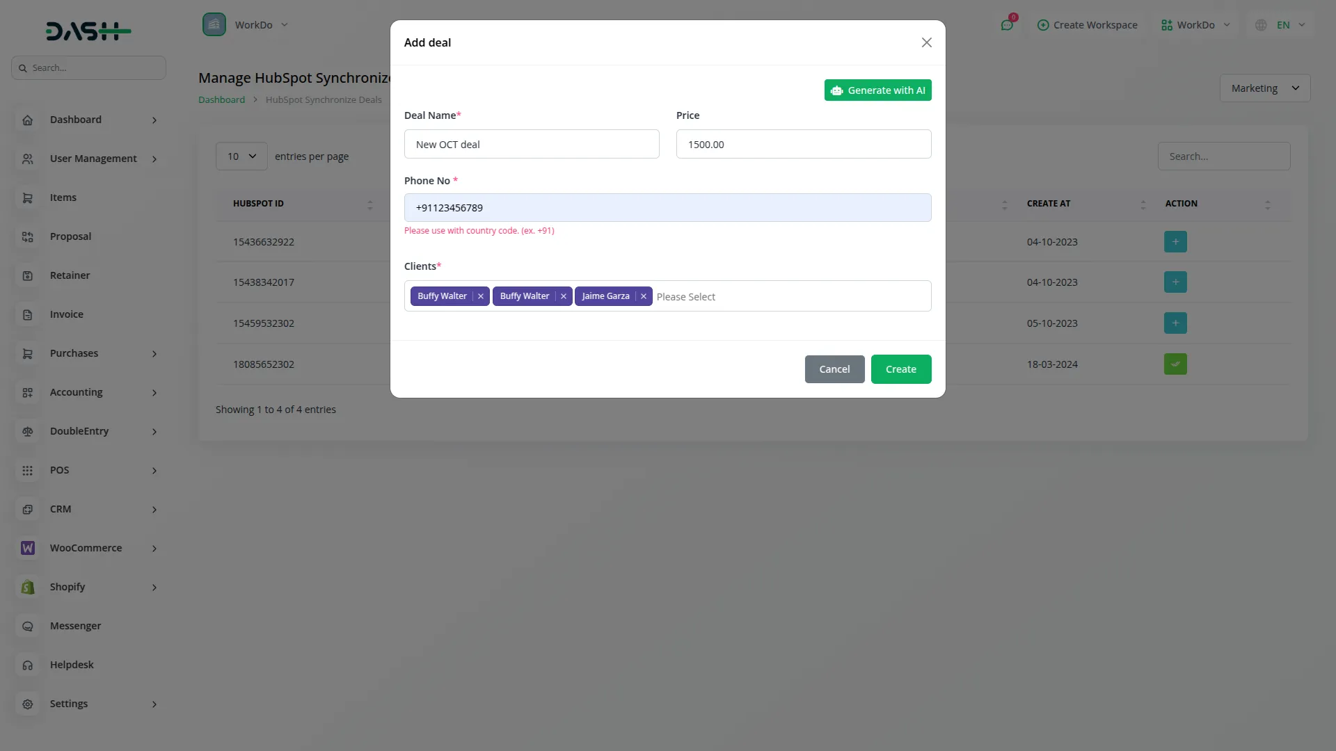 hubspot support ticket