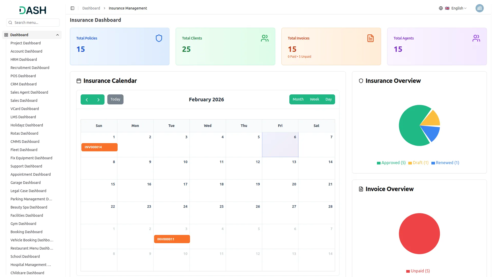 insurance management system
